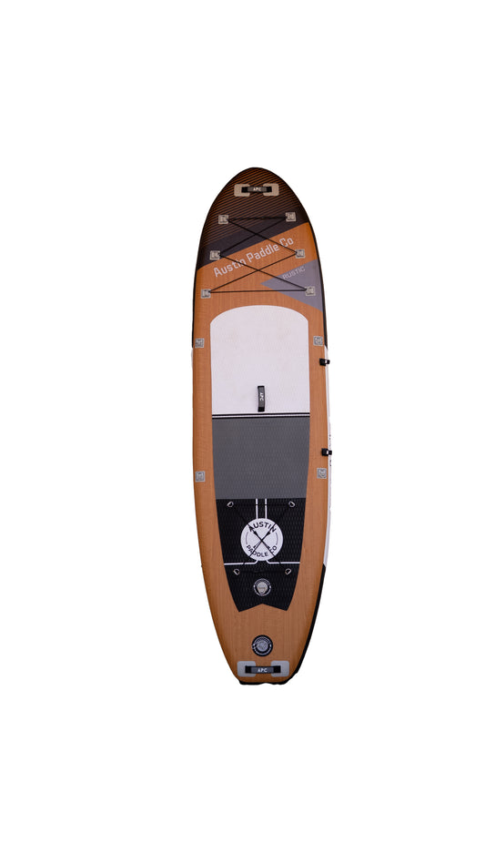 Austin Paddle Co 'The Rustic 2.0' 11ft Inflatable Stand-Up Paddle Board Package