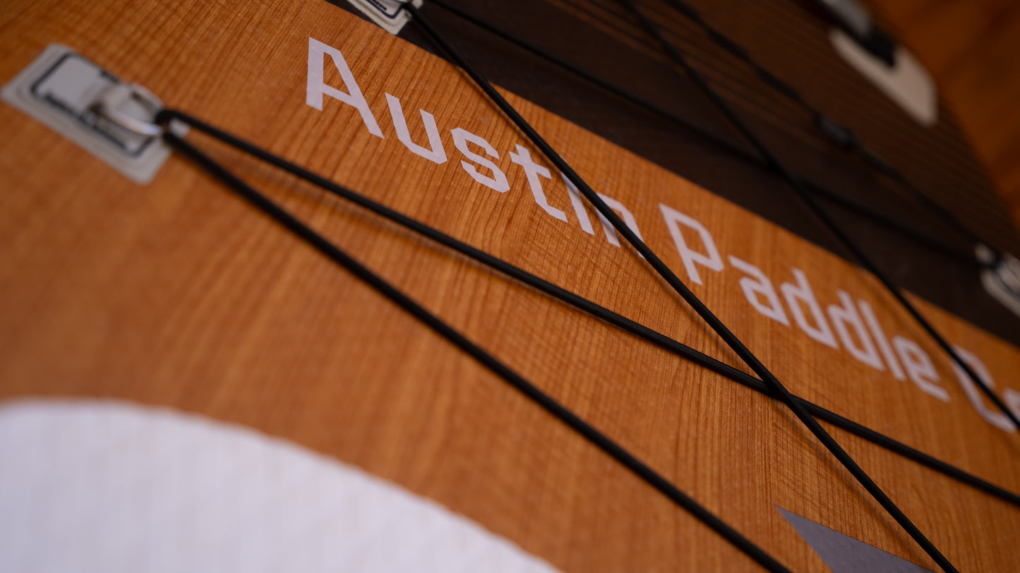 Austin Paddle Co 'The Rustic 2.0' 11ft Inflatable Stand-Up Paddle Board Package