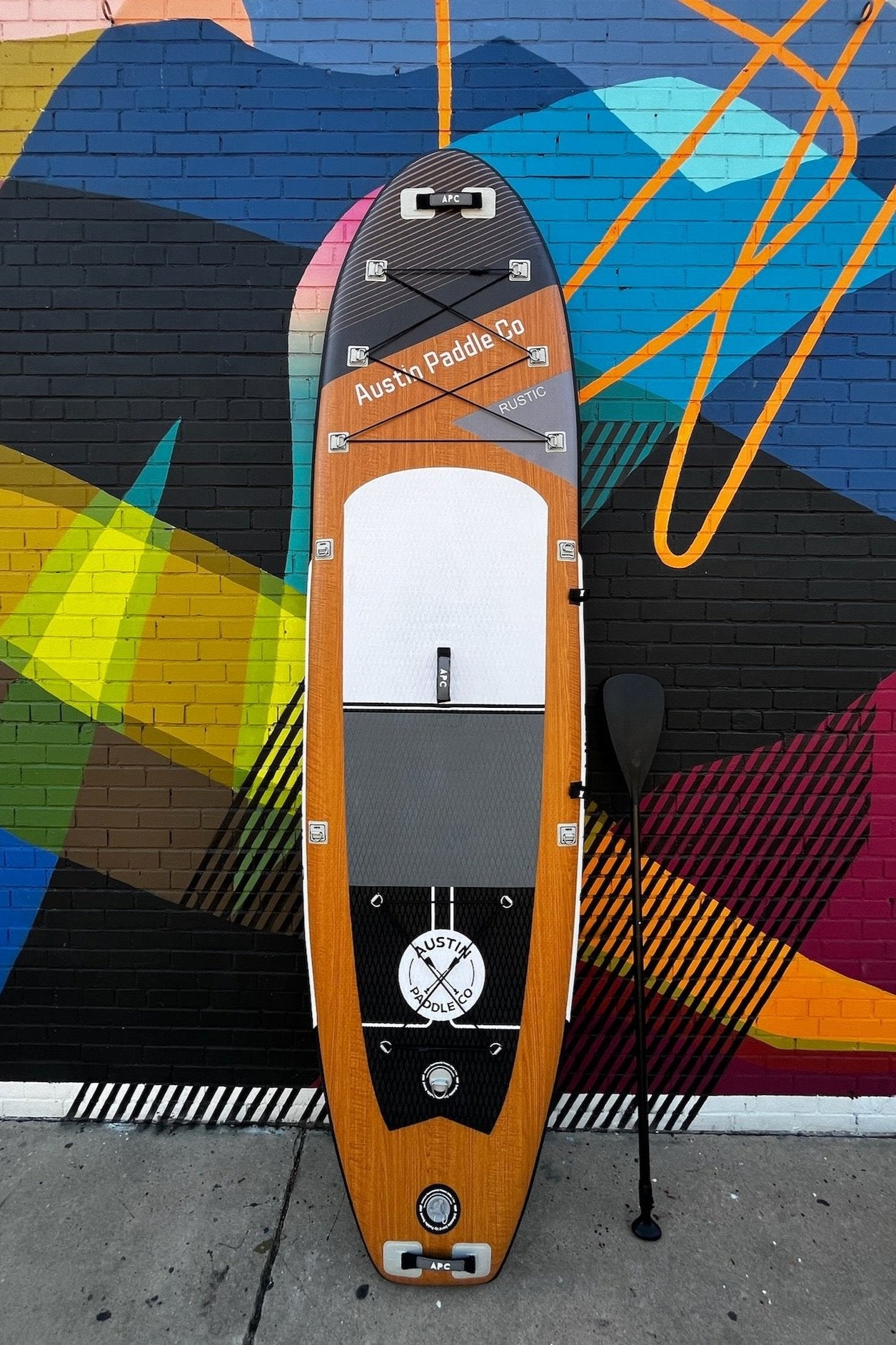 Austin Paddle Co 'The Rustic 2.0' 11ft Inflatable Stand-Up Paddle Board Package